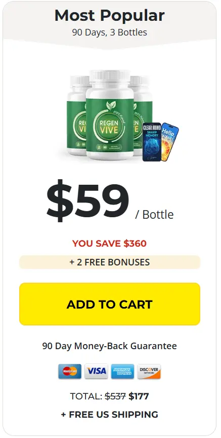 Regenvive Regenvive three bottles order